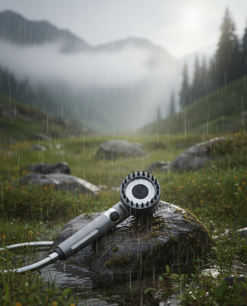 High Pressure 3-Setting Handheld filtration brush Shower head