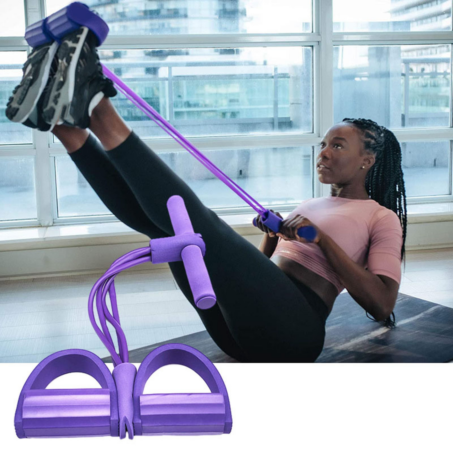 Yoga Pedal Puller Resistance Band Fitness Equipment