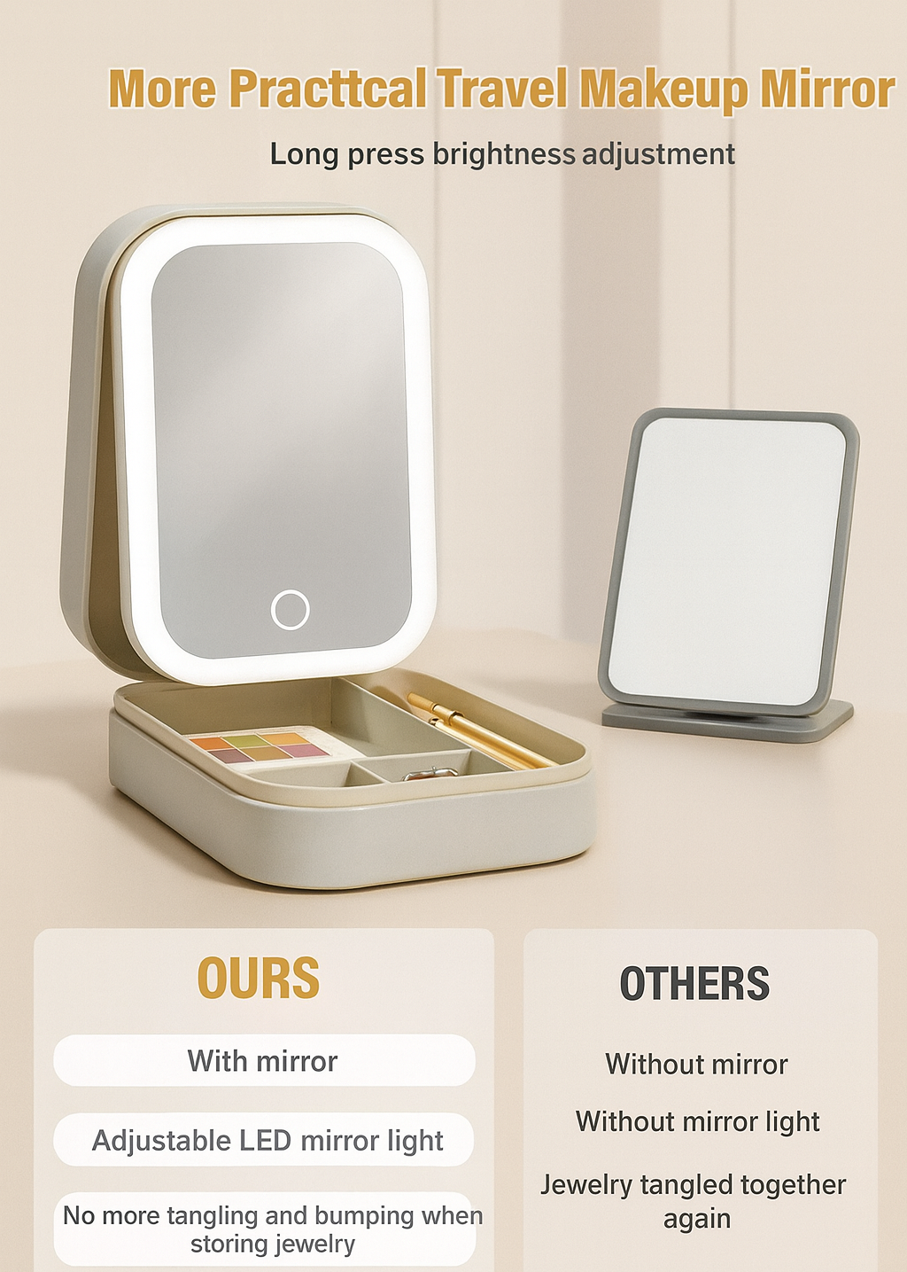 Dritzy’s LED Glow Vanity