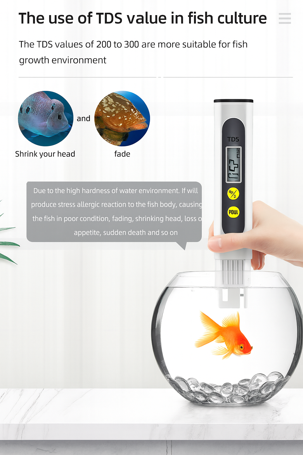 Water TDS Meter Tester