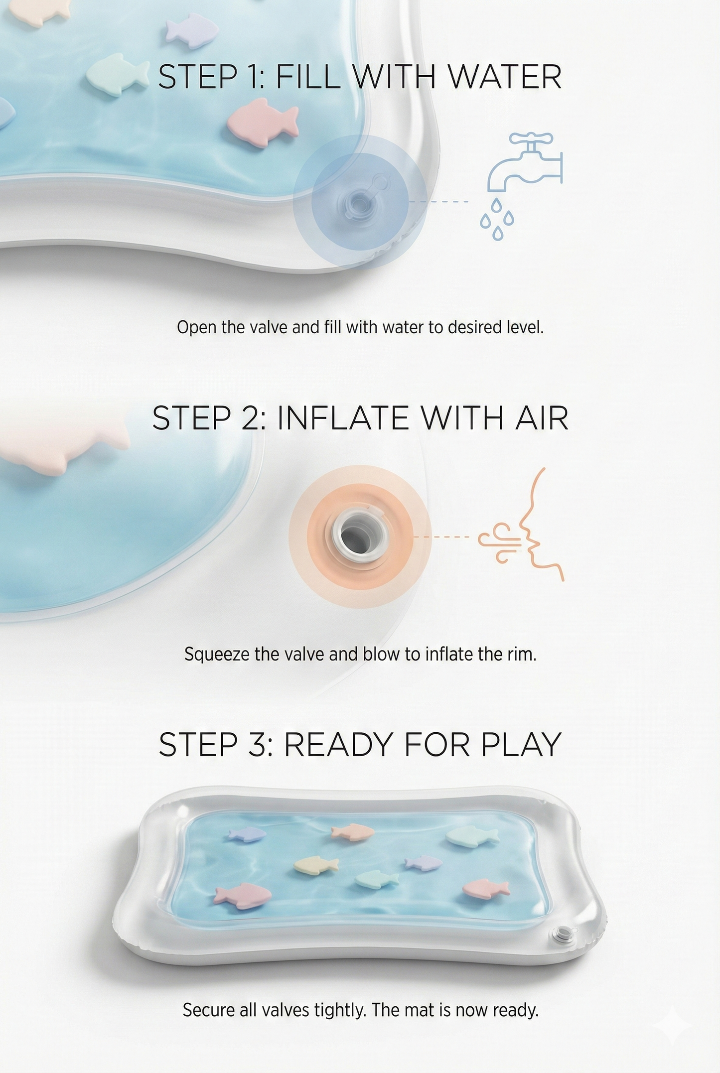 Tummy Time Water Mat