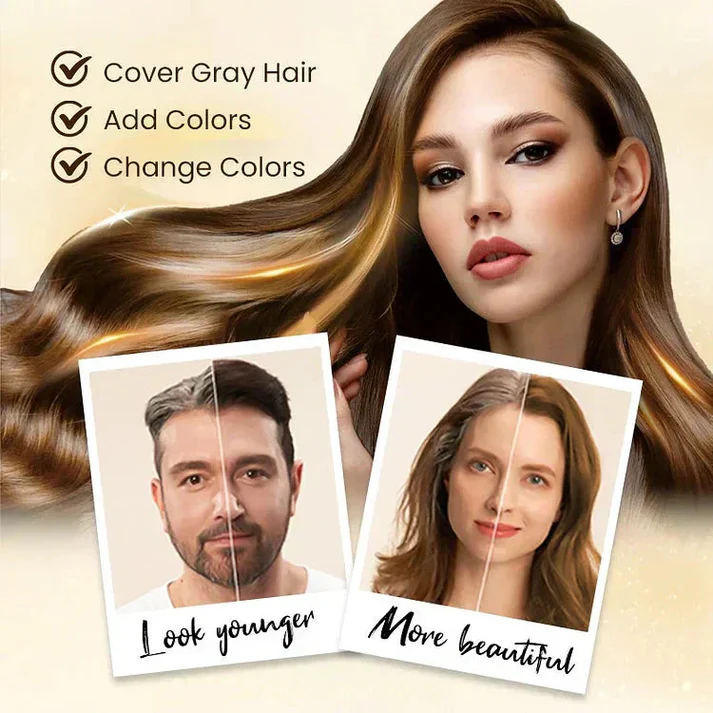 Japanese Long Lasting Natural Hair Dye Shampoo – Buy 1 Get 1 Free