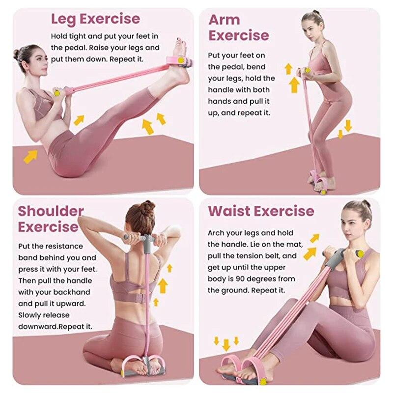 Yoga Pedal Puller Resistance Band Fitness Equipment