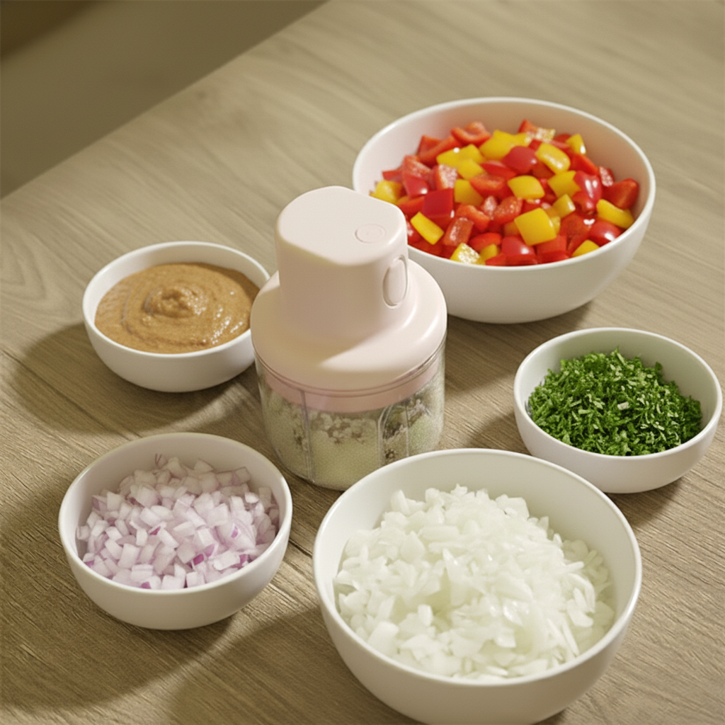 Dritzy Rechargeable Vegetable Chopper (250ml)