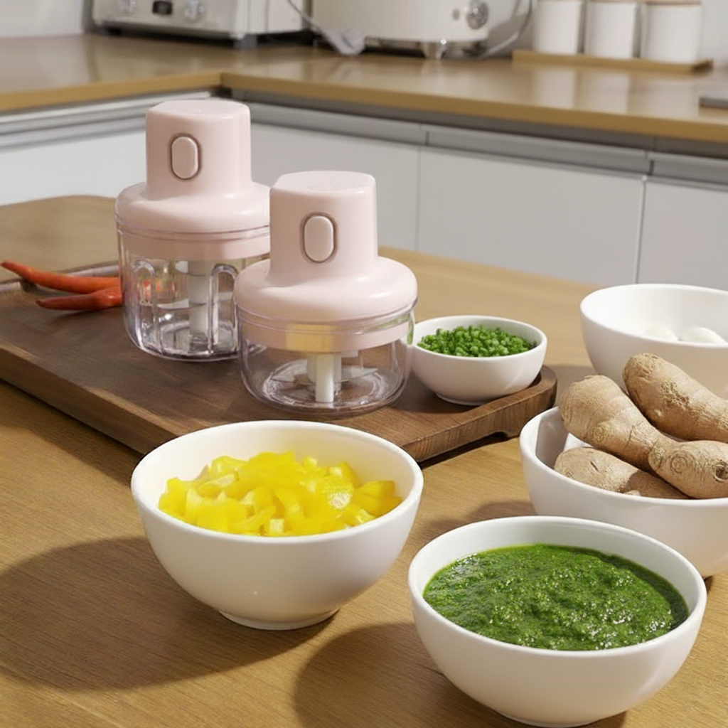 Dritzy Rechargeable Vegetable Chopper (250ml)