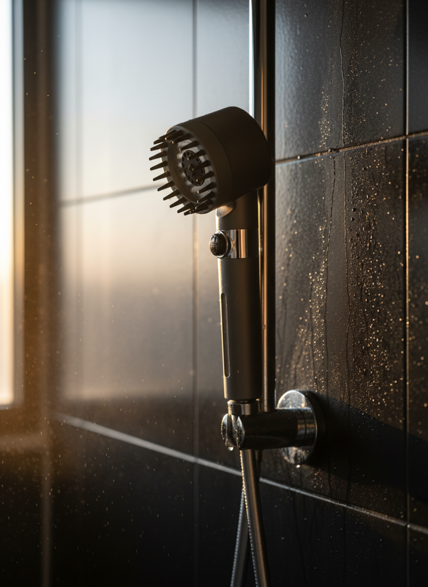 High Pressure 3-Setting Handheld filtration brush Shower head