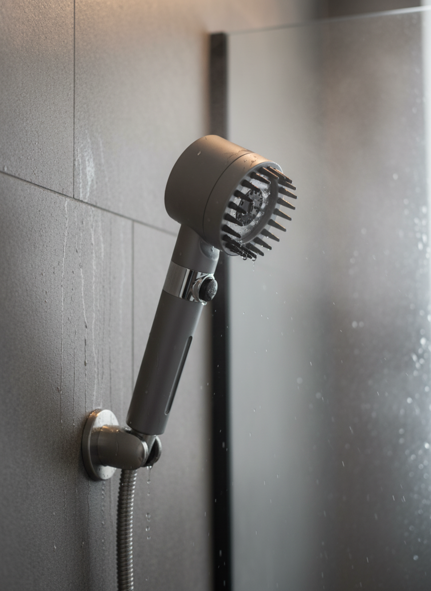 High Pressure 3-Setting Handheld filtration brush Shower head