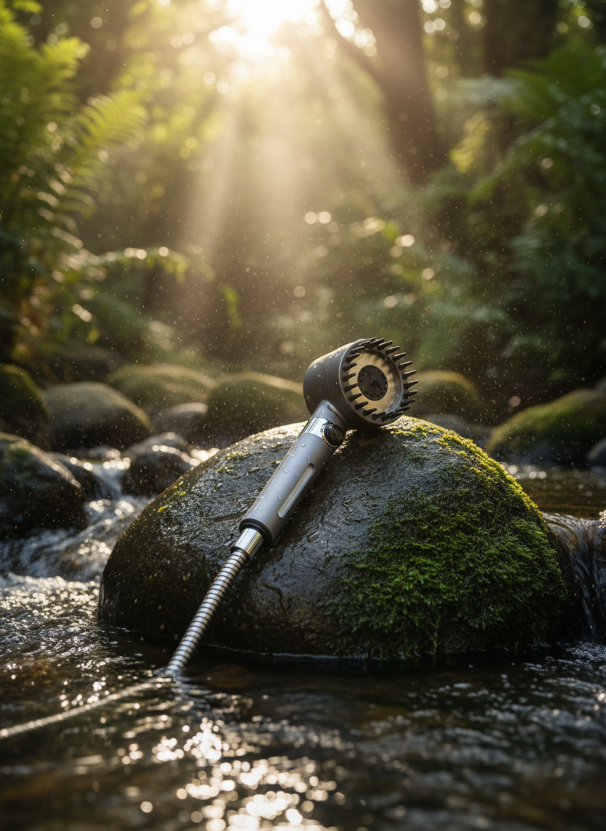 High Pressure 3-Setting Handheld filtration brush Shower head